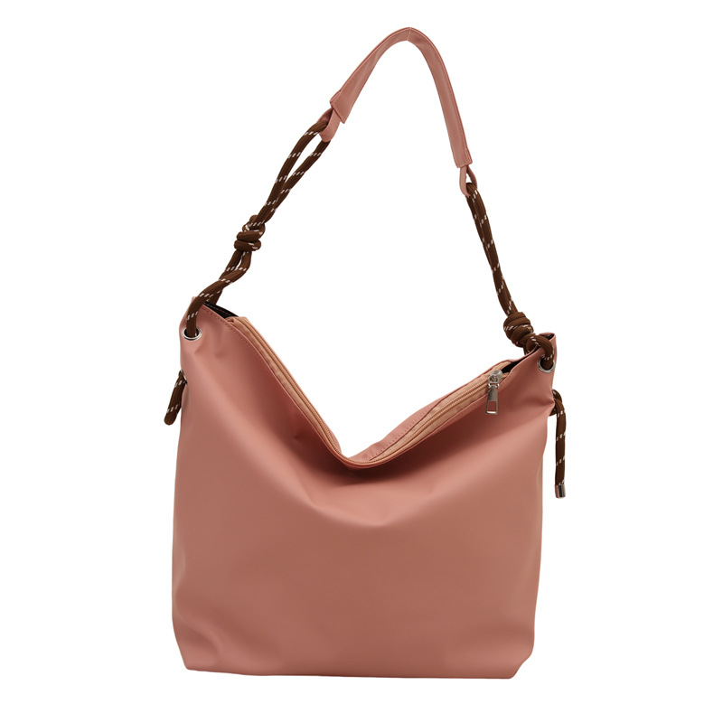 Retro relajado bolso de mujer 2024 nueva moda simple bolso de hombro de brazo para trabajar bolso de viaje