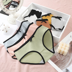 內褲女生網紅少女親膚舒適中腰女士大碼三角褲東南性感電商款