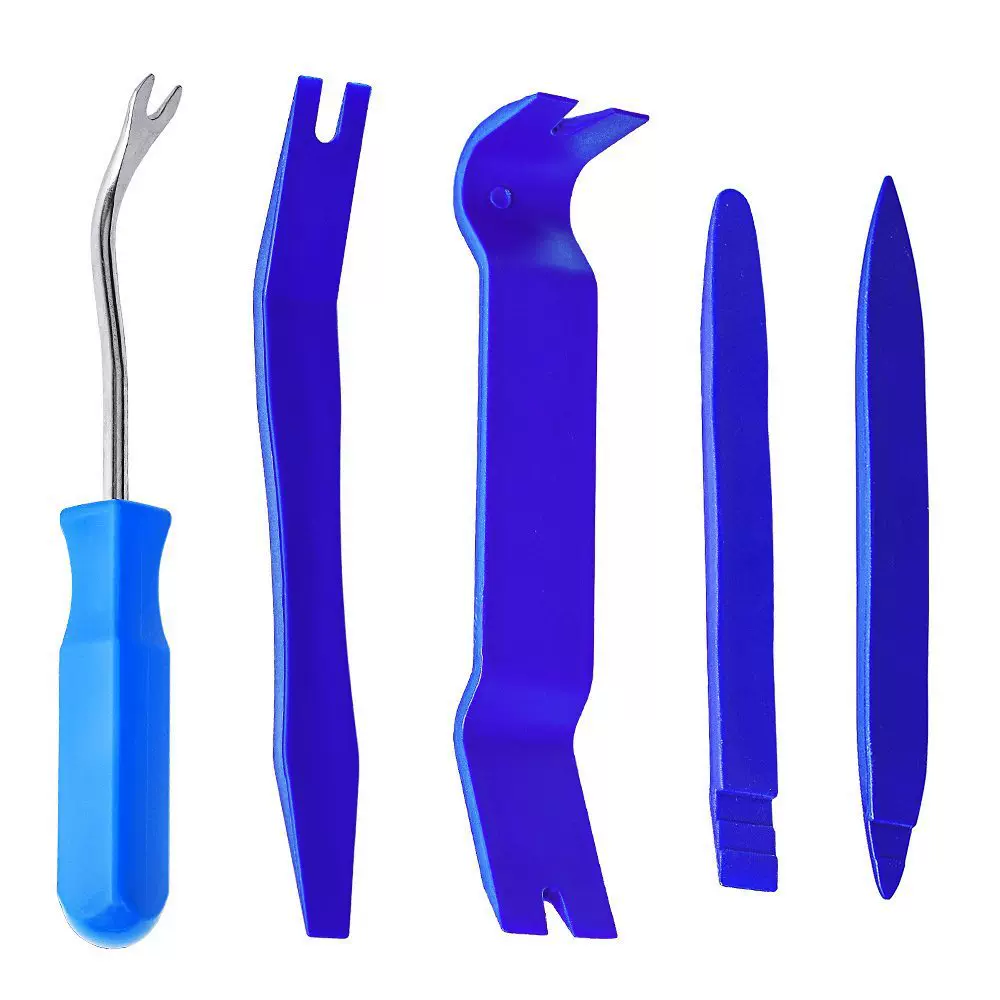 汽车音响改装工具5件套配4寸起子 内饰门板胶扣拆卸起子组合套装