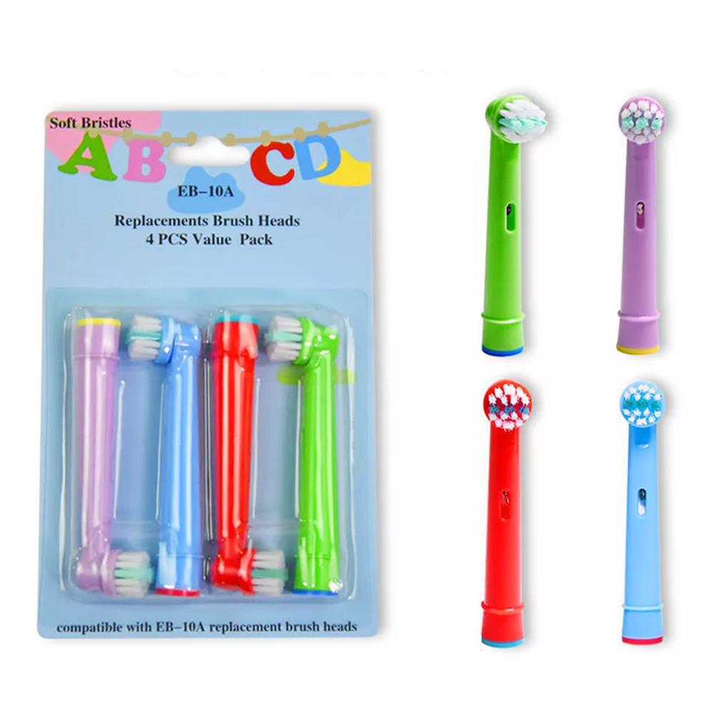 EB-10A/SB17A English Adapted to oral Euro Neutral B Electric Toothbrush Head Soft Hair Replacement Brush for Children