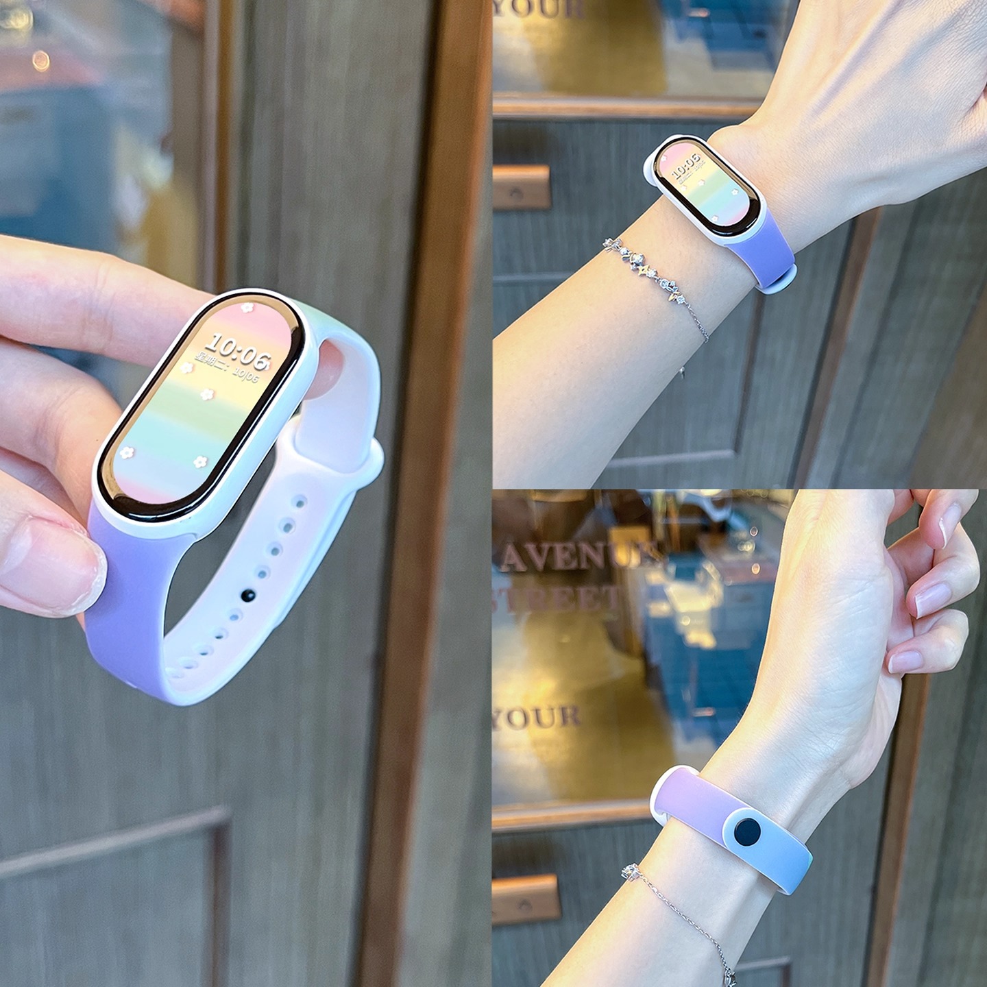 Suitable for Xiaomi Mi Band 10 Strap 8Nfc Macaron Silicone Xiaomi Mi Band 9 Ceramic Version One-Piece Quick Release Strap