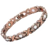 Ancient red copper and white diamond