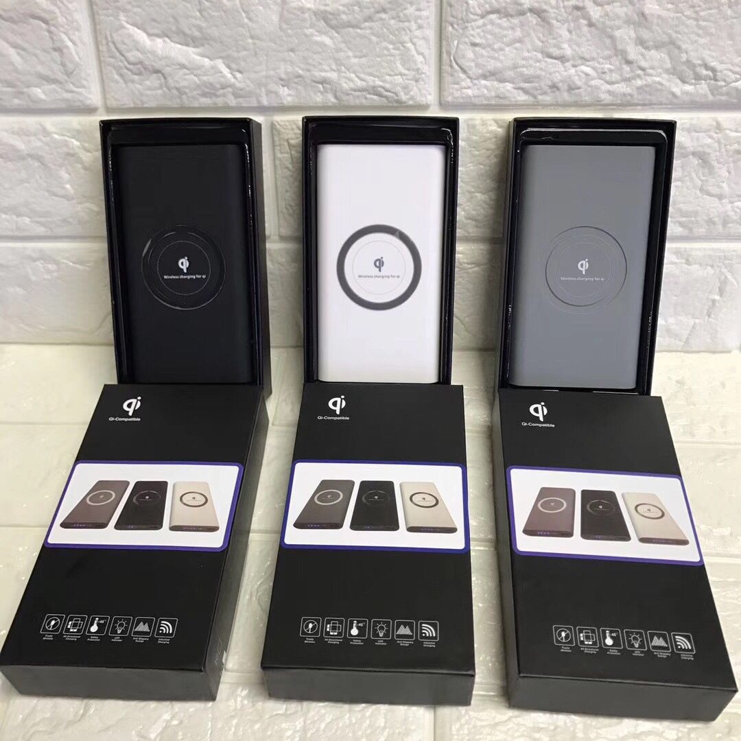 通用三合一无线充电器彩盒充电宝包装盒移动电源礼品盒 无线充包