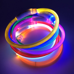 LED Pet Light Collar, Teddy Night Light Collar for Medium to Large Dogs, USB Charging Dog Collar, Pet Accessory
