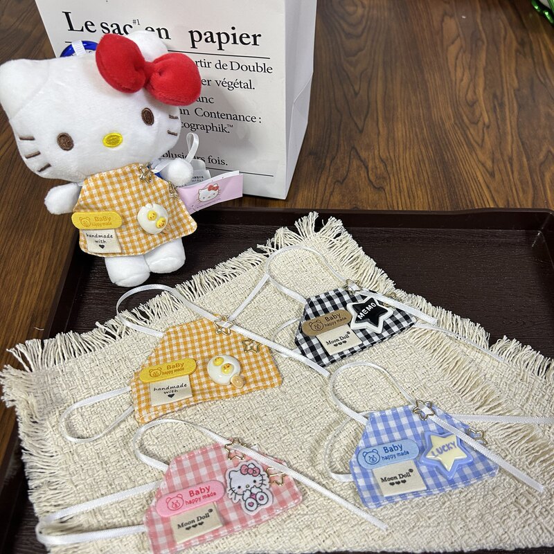 Cute 10cm Bib Five-Pointed Star 15cm Baby Clothes Kt Cat Accessories Replacement Clothing Dress up Accessories Batch