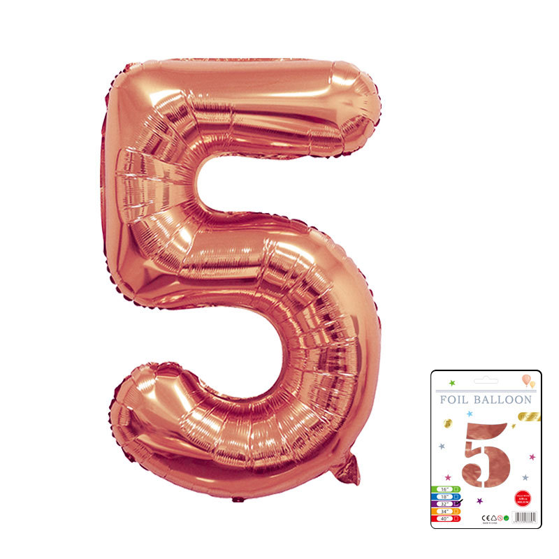 Globo digital de 32 pulgadas, embalaje de tarjeta de papel independiente, versión estadounidense, película de aluminio delgada, embalaje fino, papel de aluminio, globo de cumpleaños