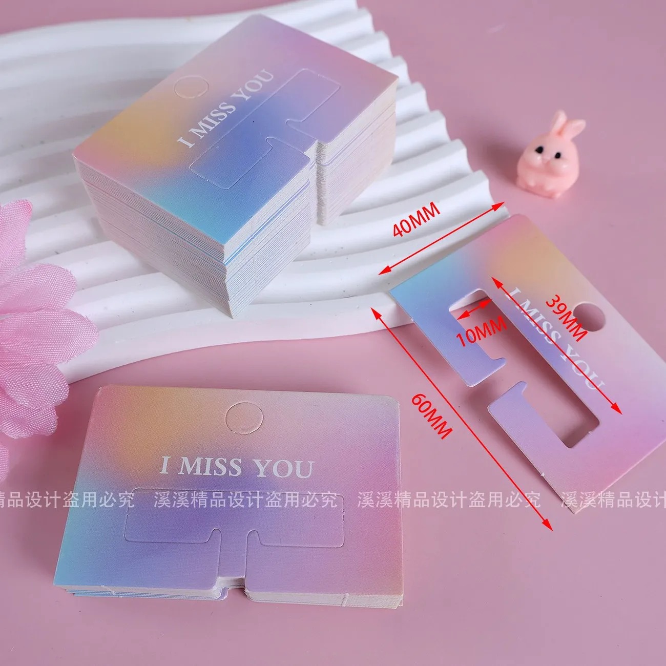 Nuevo clip de agarración de tarjetas de embalaje general de tarjetas de papel agarración de tarjetas de visualización de accesorios DIY al por mayor