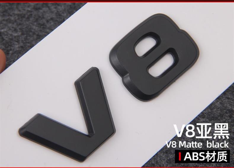 New Mercedes-Benz G-Class G63 emblem, V6 side emblem, V8 fender emblem, modified displacement emblem, rear tail emblem, car sticker