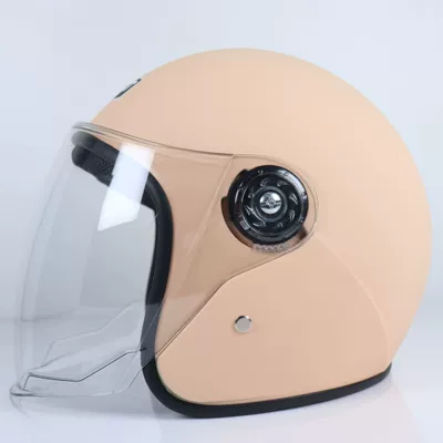 Non-motorcycle helmet electric car autumn: Motorcycle Safety Supplies - khaki