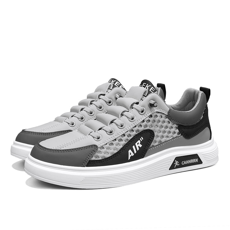 2026 nuevos zapatos de hombre versátiles de verano transpirables ligeros huecos de malla zapatos deportivos casuales de moda skate