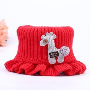 Children's Neck Scarf Neck Cover for Boys and Girls Baby Winter Wool Knitted Warm Neck Protector Casual Boys and Girls