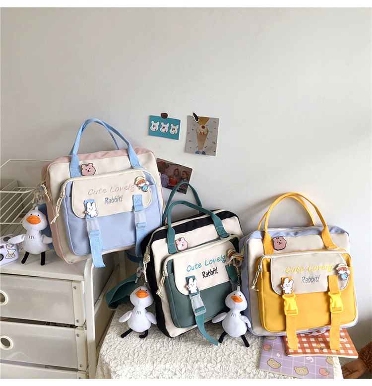 Dual-use Portable School Primary School Students One-shoulder Messenger Backpack Make-up Class Backpack display picture 9