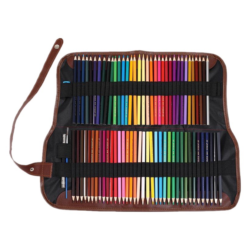 72-color soluble en agua lápiz de color 48-color aceitoso lápiz principiante pintado a mano 36-color arte pintura pluma cortina traje