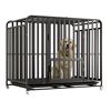 Dog cage square tube cage large dog room with toilets separates the thick pet cage golden hair Labrado number house