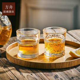 简约酒吧KTV创意阔口威士忌杯高颜值洋酒杯啤酒杯家用咖啡杯水杯