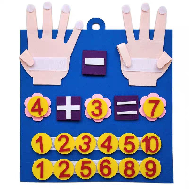 Kindergarten young cohesion decomposition 1-10, decomposition and composition mathematics enlightenment students EVA addition and subtraction mathematics