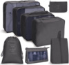 Storage bag for traveling, case bag, set, folding clothing, organizer bag, travel bag