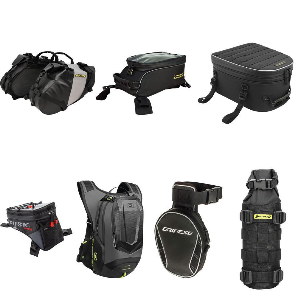 Motorcycle Pallet Bag Bottle Hole Tail Bag Saddle Bag Waterproof Anti-Collision Strip Bag Roll Luggage Bag Bottle Rack Luggage Bag