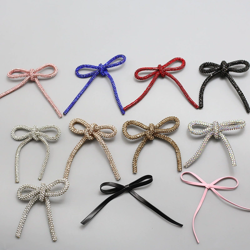 Супер сверкающие руки с бантом женские джиабы броши аксессуары для одежды аксессуары головные уборы DIY материал
