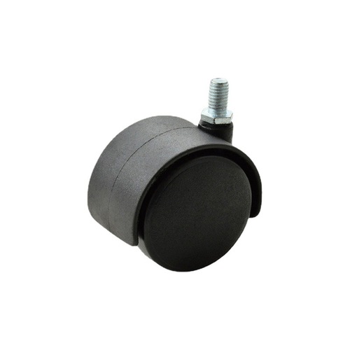 Minggu wholesale 1.5 inch M8 screw rod swivel caster plastic nylon screw thread office furniture wheel