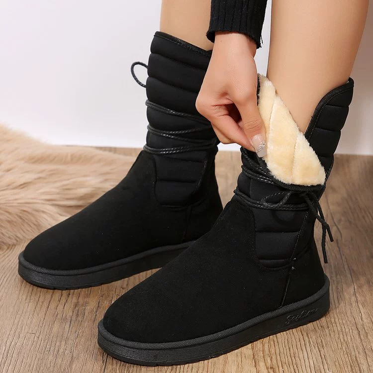 Demi-season keep warm boots, mid-length, (Physicals)