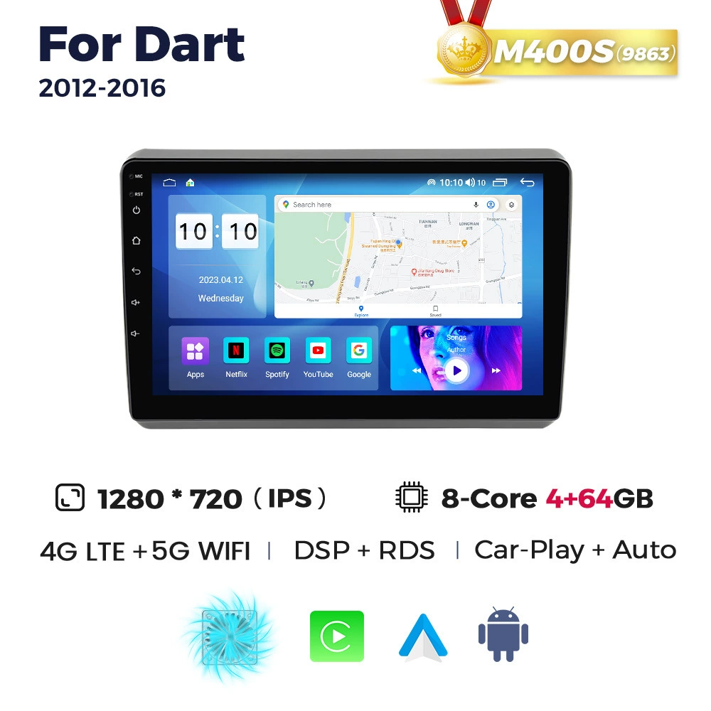 Suitable for DODGE DART 2012-2016 Daqidat car carplay Android smart navigator
