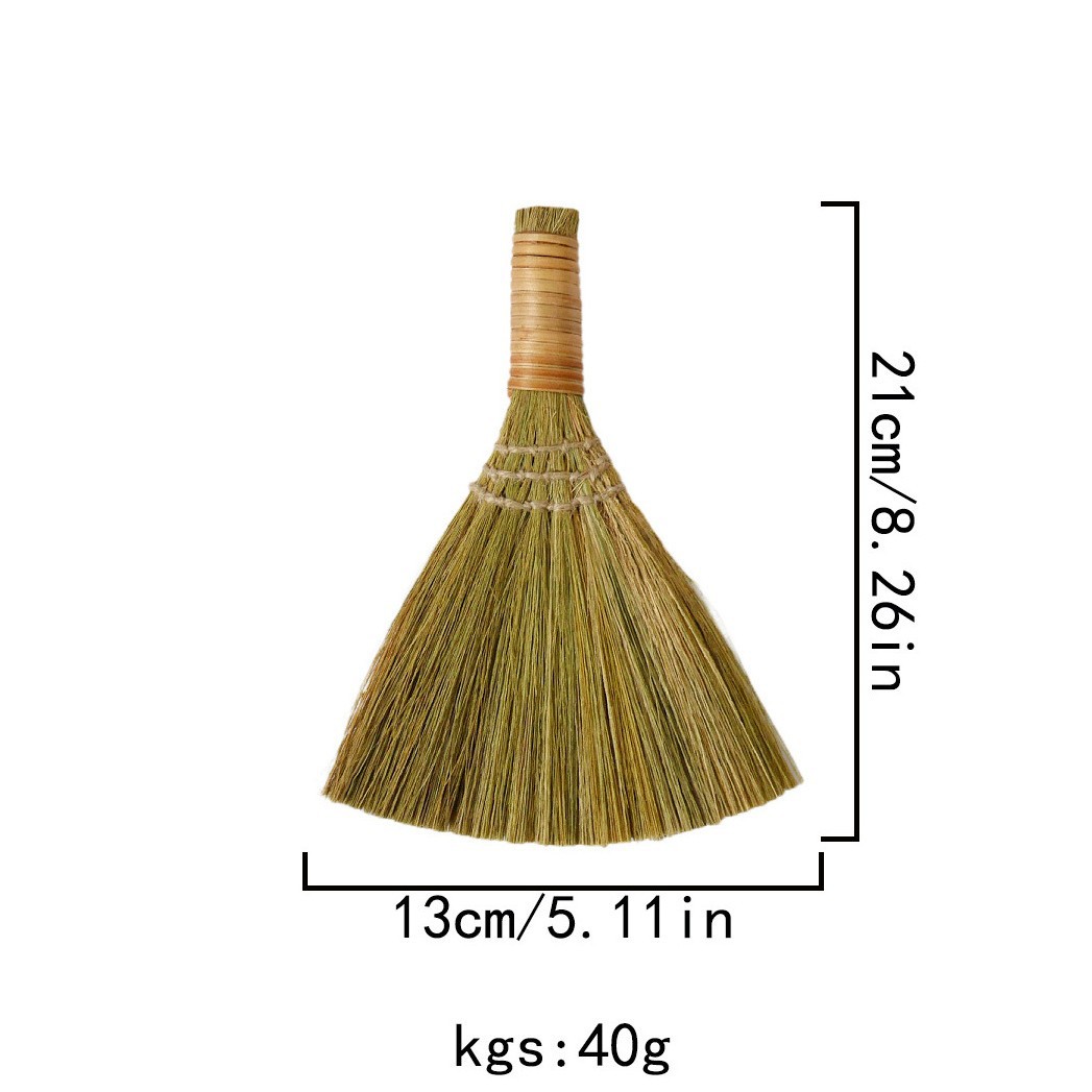 Miscanthus escoba escoba piso piso de madera escoba de lana suave suelo doméstico alféizar de la ventana herramienta de limpieza del cabello Miscanthus protección del medio ambiente