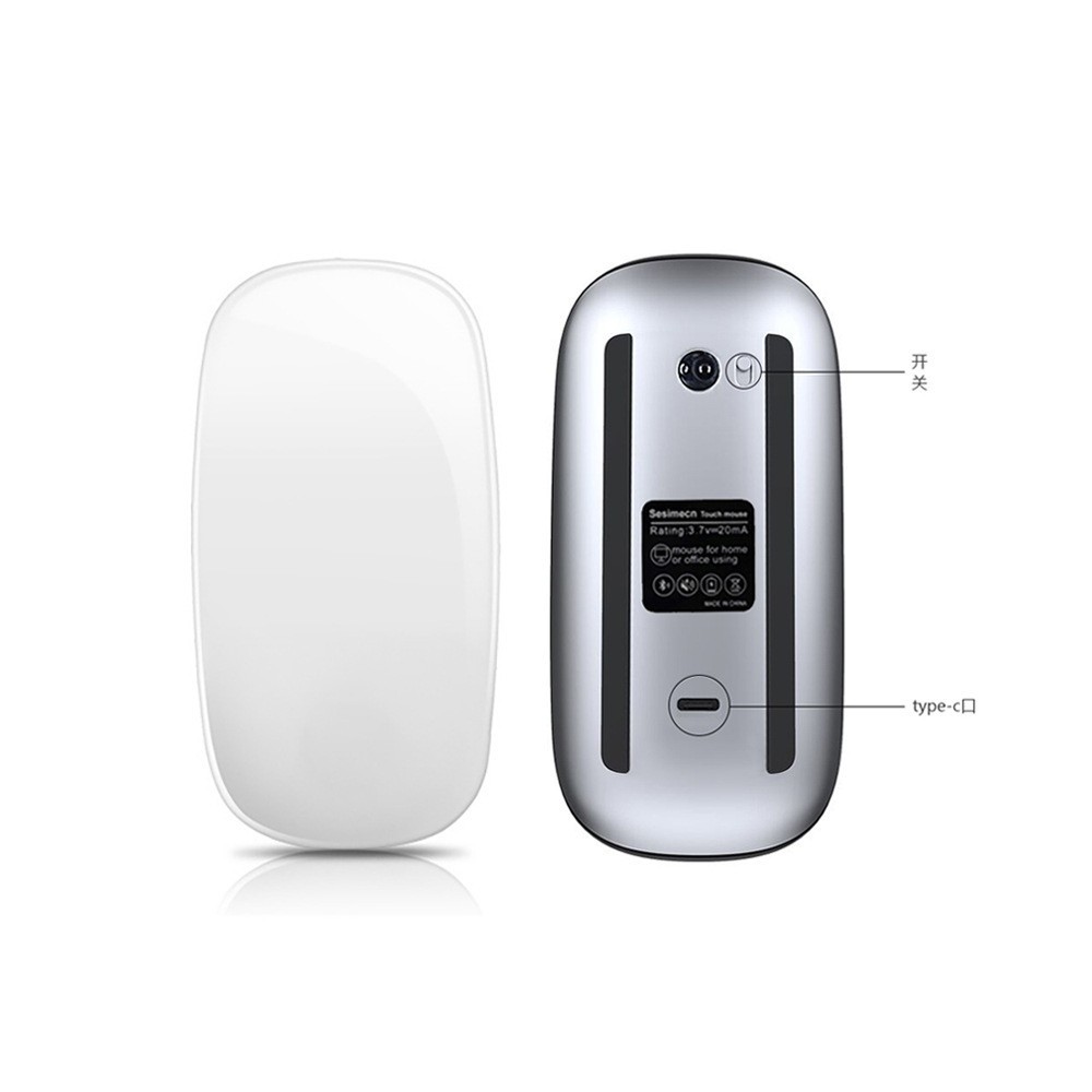 Fábrica al por mayor transfronterizo de carga mudo ratón táctil adecuado para Mac portátil Bluetooth ratón inalámbrico