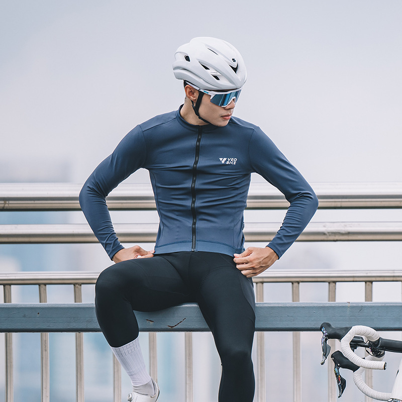 VEO Weipai Winter Fleece Bicycle Riding Suit Men's Mountain Road Bicycle Equipment Autumn Thickening fleece-lined-Vast