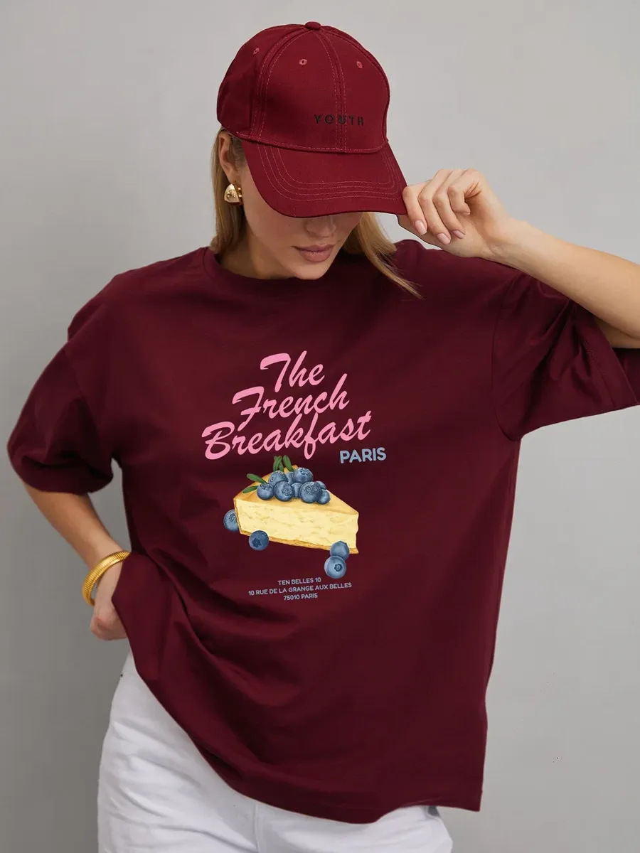 Summer long fashionable elegant cute cotton brand short sleeve…