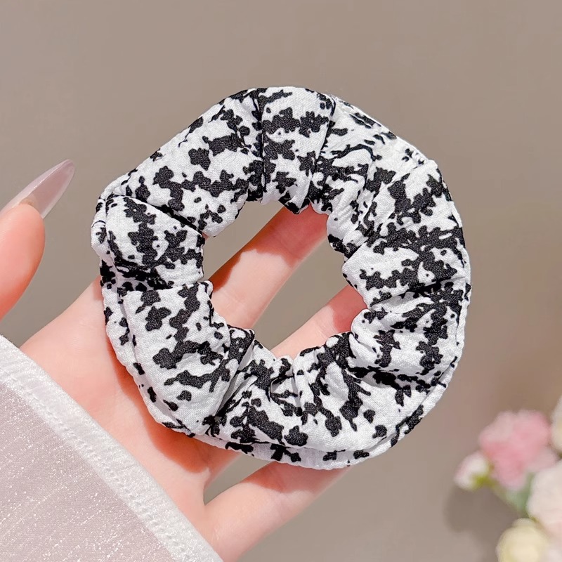 Anillo de cabello perezoso coreano cuerda de cabeza intestino grande niñas de alto nivel de la sensación de cabello de alta elasticidad correa de cabello de cabello super grande