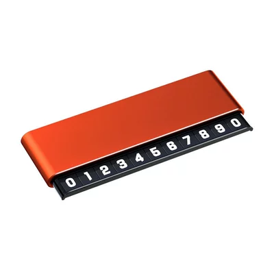 Nömrəli dayanma kartı plate phone hidden moving license - red-p9-parking-card