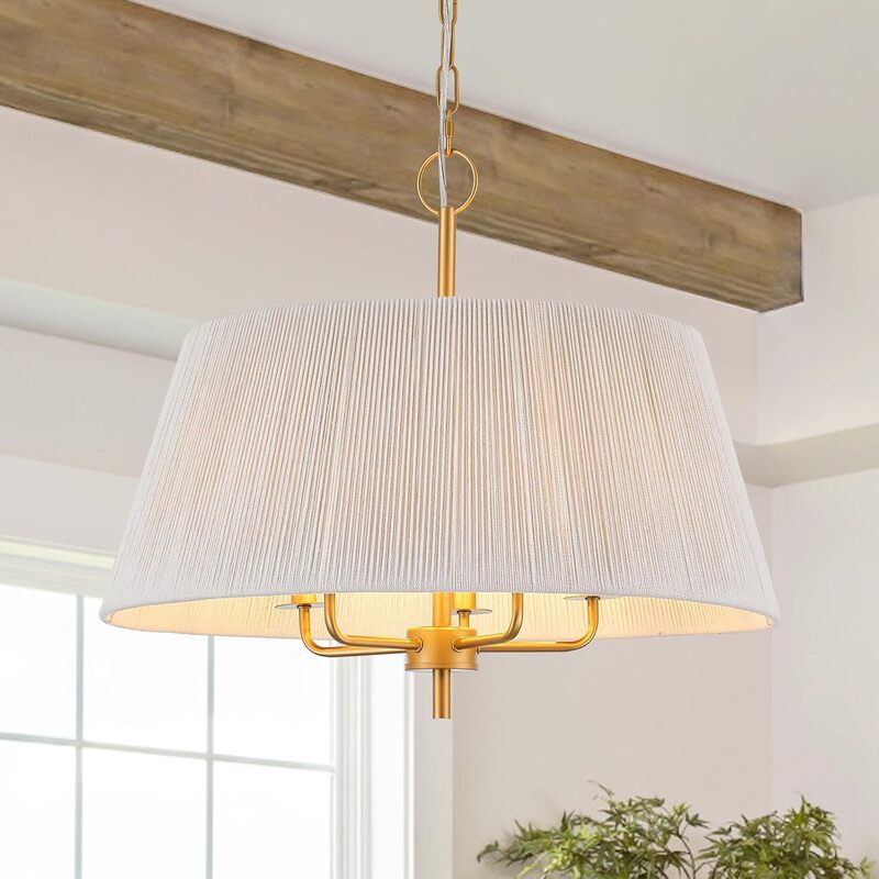 Cross-Border Exclusive Supply of Bohemian Hand-Woven Pendant Lights, White Adjustable Gold Country Coastal Pendant Lights Suitable for Restaurants Cross-Border Exclusive Supply of Bohemian Hand-Woven Pendant Lights, White Adjustable Gold Country Coastal Pendant Lights Suitable for Restaurants