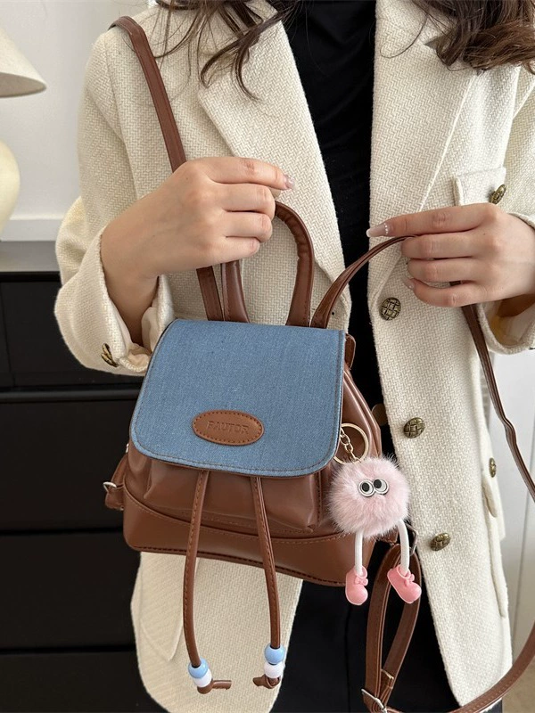 Ретро модный рюкзак, сумка через плечо для отдыха, коллекция 2023 года, осень