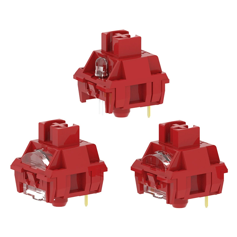 Переключатель TTC Flame Red V2, более упругое Q, прочный, специальная антиоксидная обработка, удлинённый центр стержня, заводская доработка механического переключателя