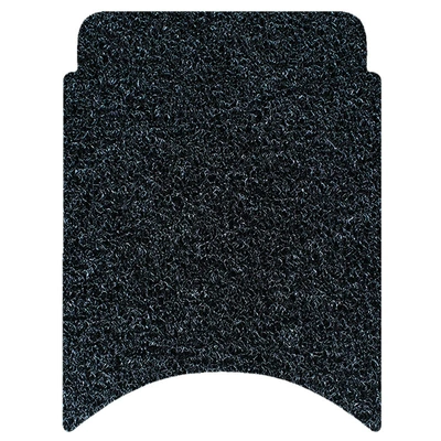 Suitable for No.9 Q80C foot pad electric car pedal No.9 small C waterproof wear-resistant cartoon silk ring foot pad Q series (Electric vehicle foot mat) - black-silk-circle-foot-pads
