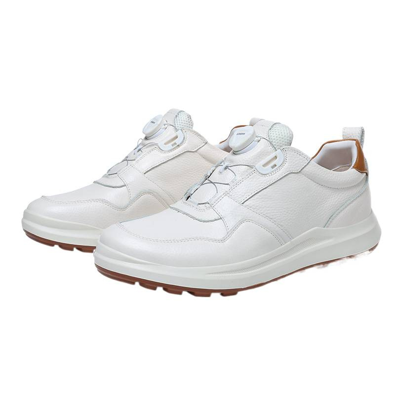 T casa cabeza de cuero botón giratorio de negocios zapatos deportivos nuevos zapatos de cuero casuales de moda al aire libre