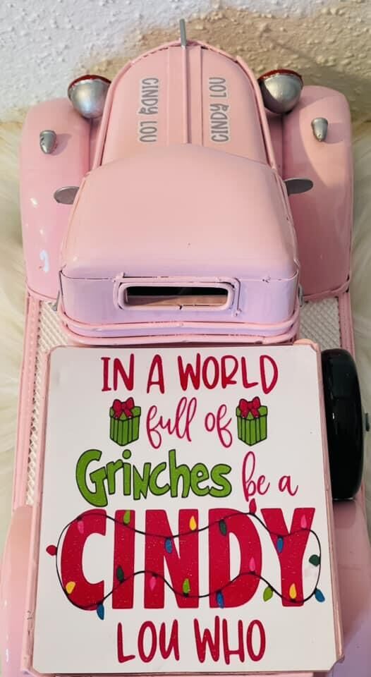 Transfronteriza nueva resina artesanía verde camión casa entrada interior decoración al aire libre