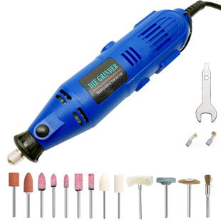 Cross-border 220V speed control handheld grinder miniature electric drill 130W US sewing machine cutting and polishing DIY electric tools