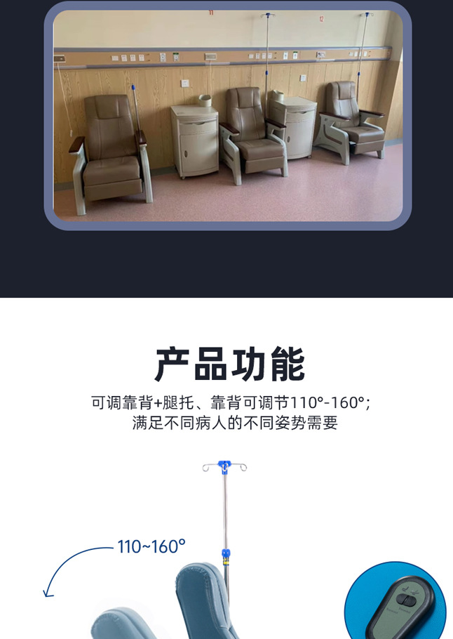 厂家直供输液椅单人可躺点滴椅钢管椅门诊用椅吊点滴椅诊所输液椅-阿里巴巴