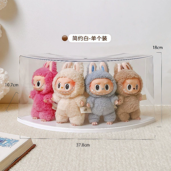 Simple white single pack [Meniscus Plush Doll Display Box]