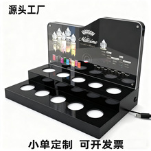 源头工厂亚克力展示架LED发光展台陈列阶梯架广告道具品牌展示