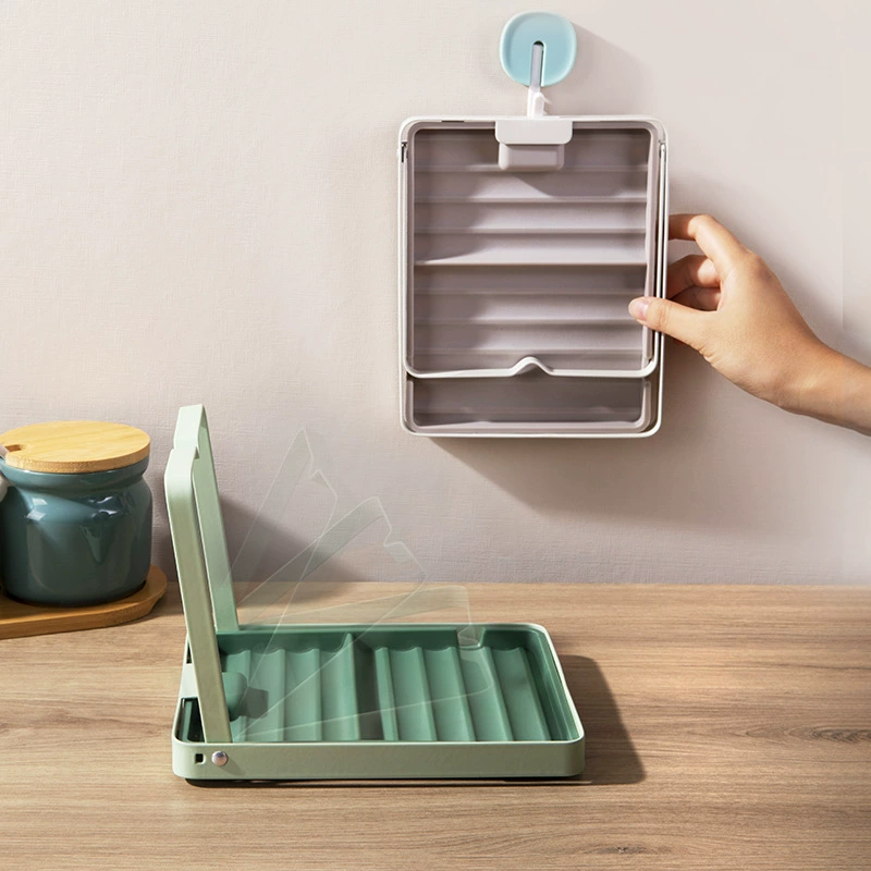Autonomous design wall -mounted spatula pot covering shelf cross -border kitchen table placed sitting storage shelf