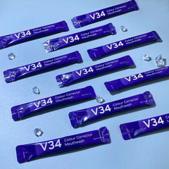 v34 Mouthwash Fresh Breath Deodorization Portable Disposable Strip Oral Care Mouthwash Wholesale