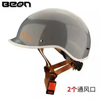 Bike Equipment, Motosiklet kaskı (dəbilqə) - bright-gray-orange-l-2-vents