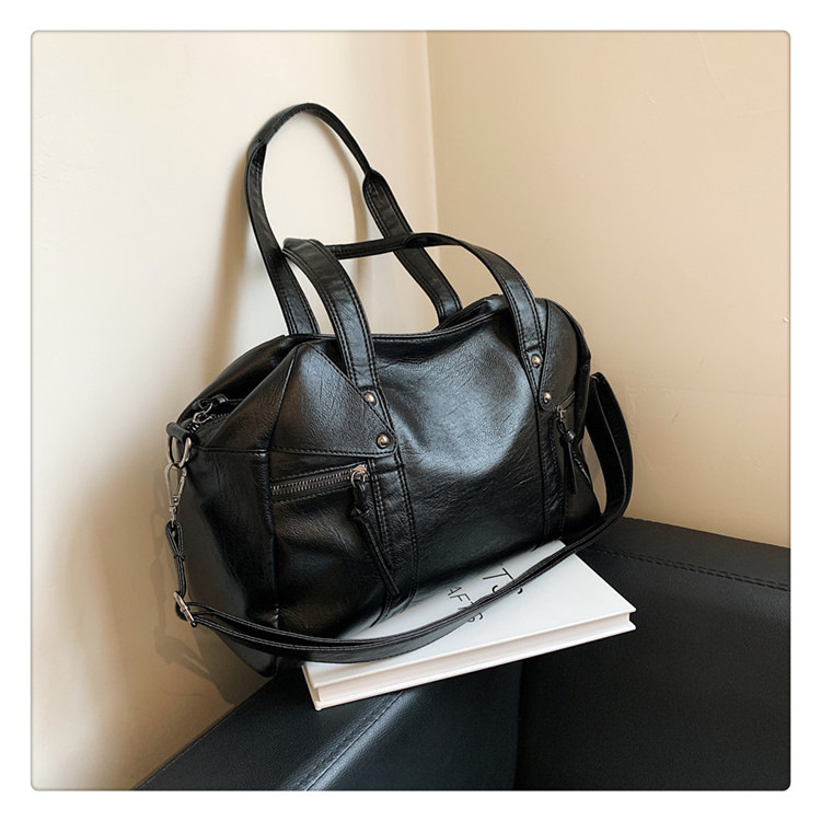 European and American cross-border fashion women's bag 2024 Spring new women's handbag, single-shoulder crossbody bag, simple tote bag undefined