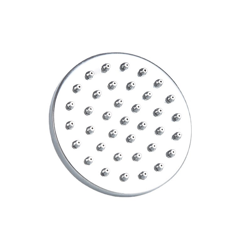 Bathroom plastic chrome-plated top spray multi-size plastic shower head pressurized round shower shower shower ABS nozzle