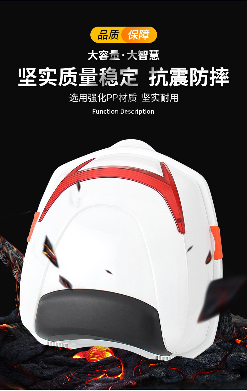Large Rainproof and Anti-Shake Trunk for Electric Vehicles, Universal Rear Storage Toolbox for Electric Scooters and Motorcycles