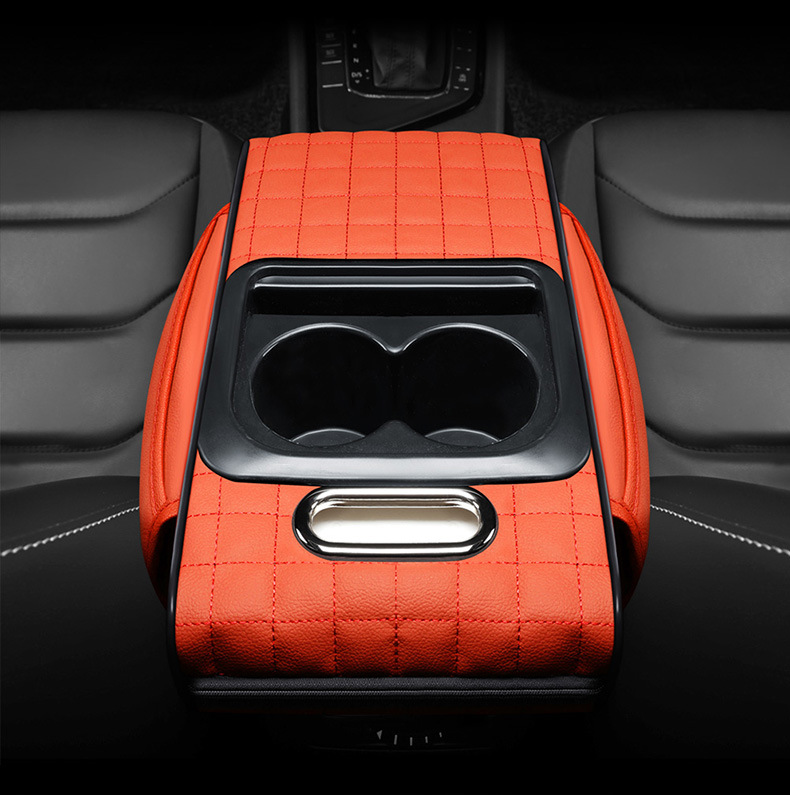 Car Multifunctional Armrest Box Pad Heightening Storage Bag Cup Holder