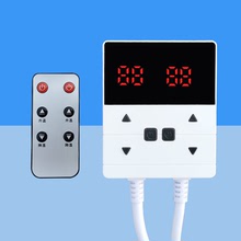 电暖炕电热炕静音温控器双控温度调节开关控制器带遥控器厂家